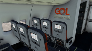 PMDG 737-800 SSW - GOL Linhas Aereas PR-GUT (w/ cabin) thumbnail 7