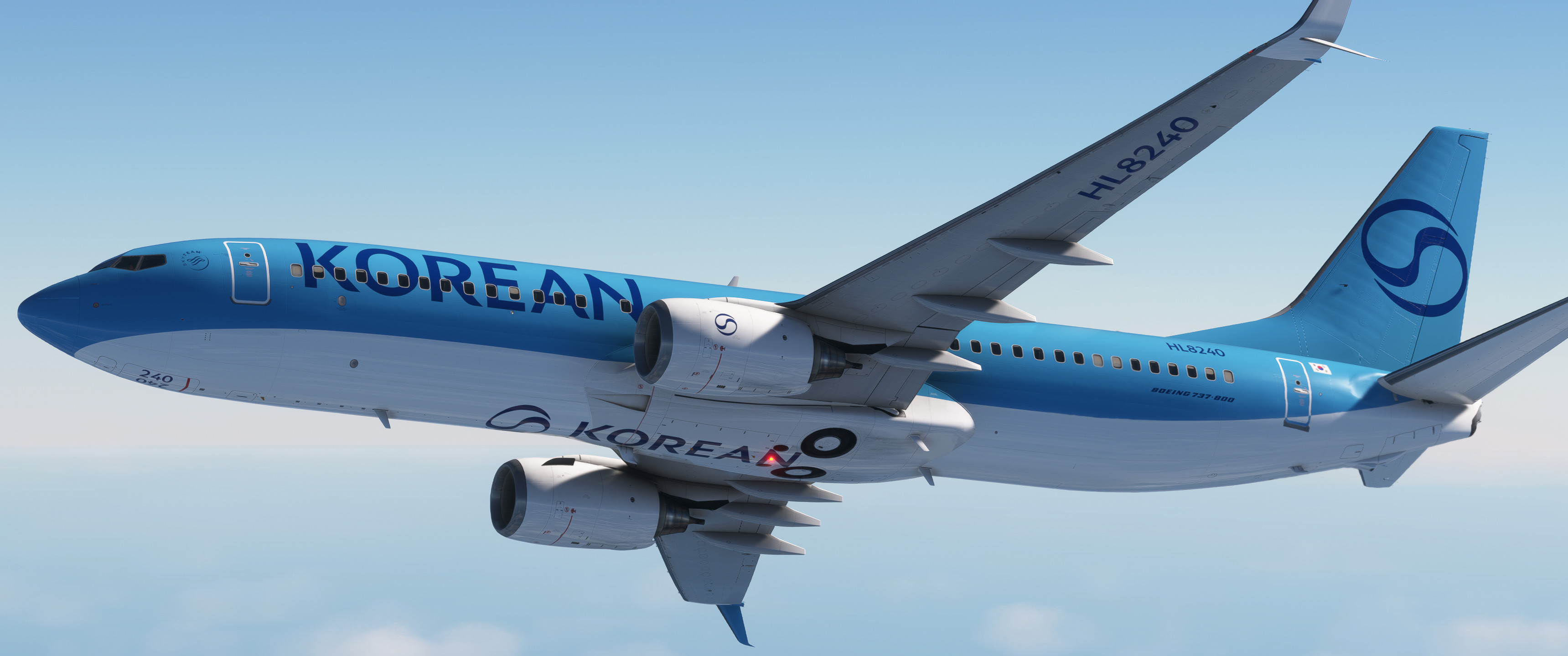 PMDG 737-800 BW / SSW KOREAN AIR New CI Fleet Pack (FICTIONAL) / 8K - Image 1