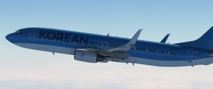 PMDG 737-800  BW / SSW KOREAN AIR New CI Fleet Pack (FICTIONAL) / 8K thumbnail 5
