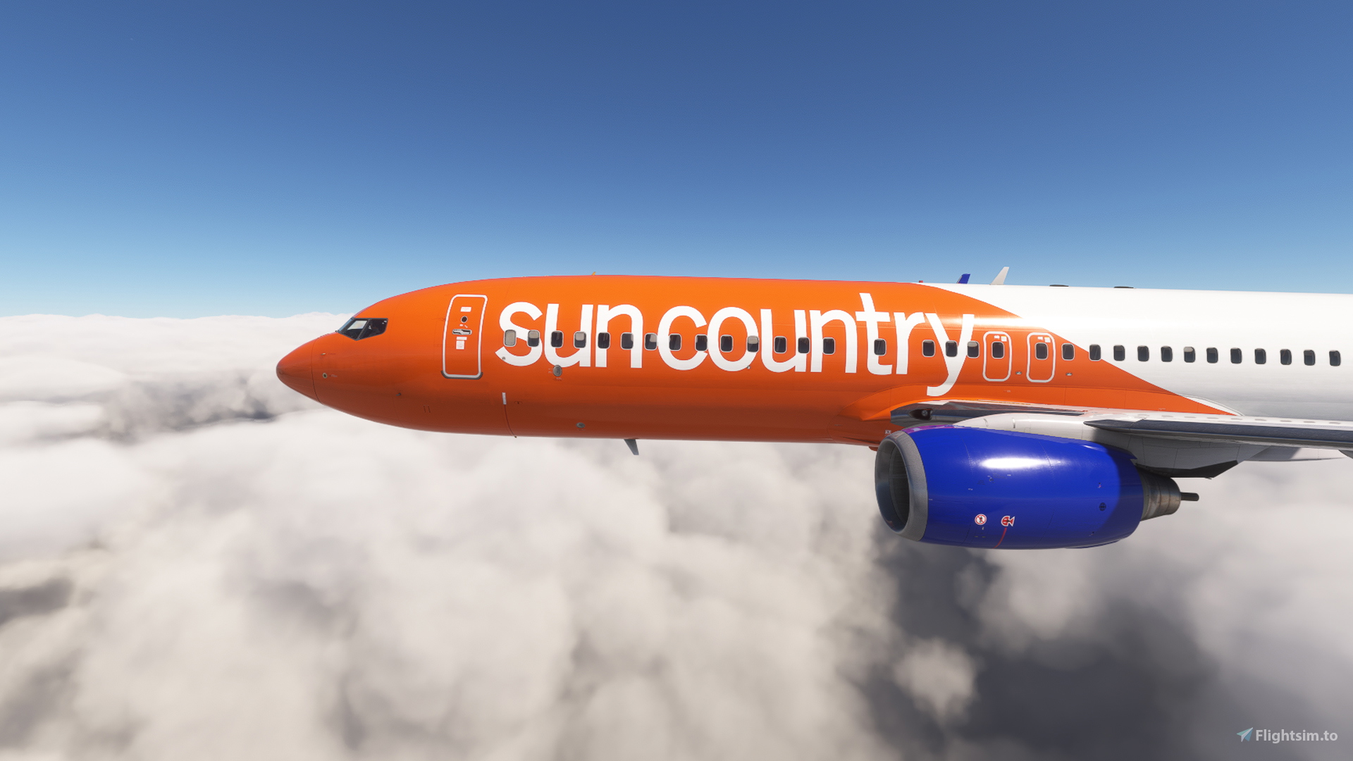 PMDG 737-800 /w cabin Sun Country Airlines complete fleet