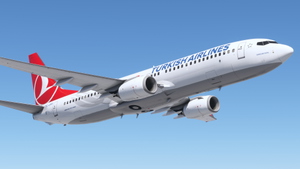 Turkish Airlines [TC-JVU] PMDG 737-800 thumbnail 2