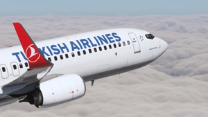 Turkish Airlines [TC-JVU] PMDG 737-800 thumbnail 3