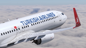 Turkish Airlines [TC-JVU] PMDG 737-800 thumbnail 5