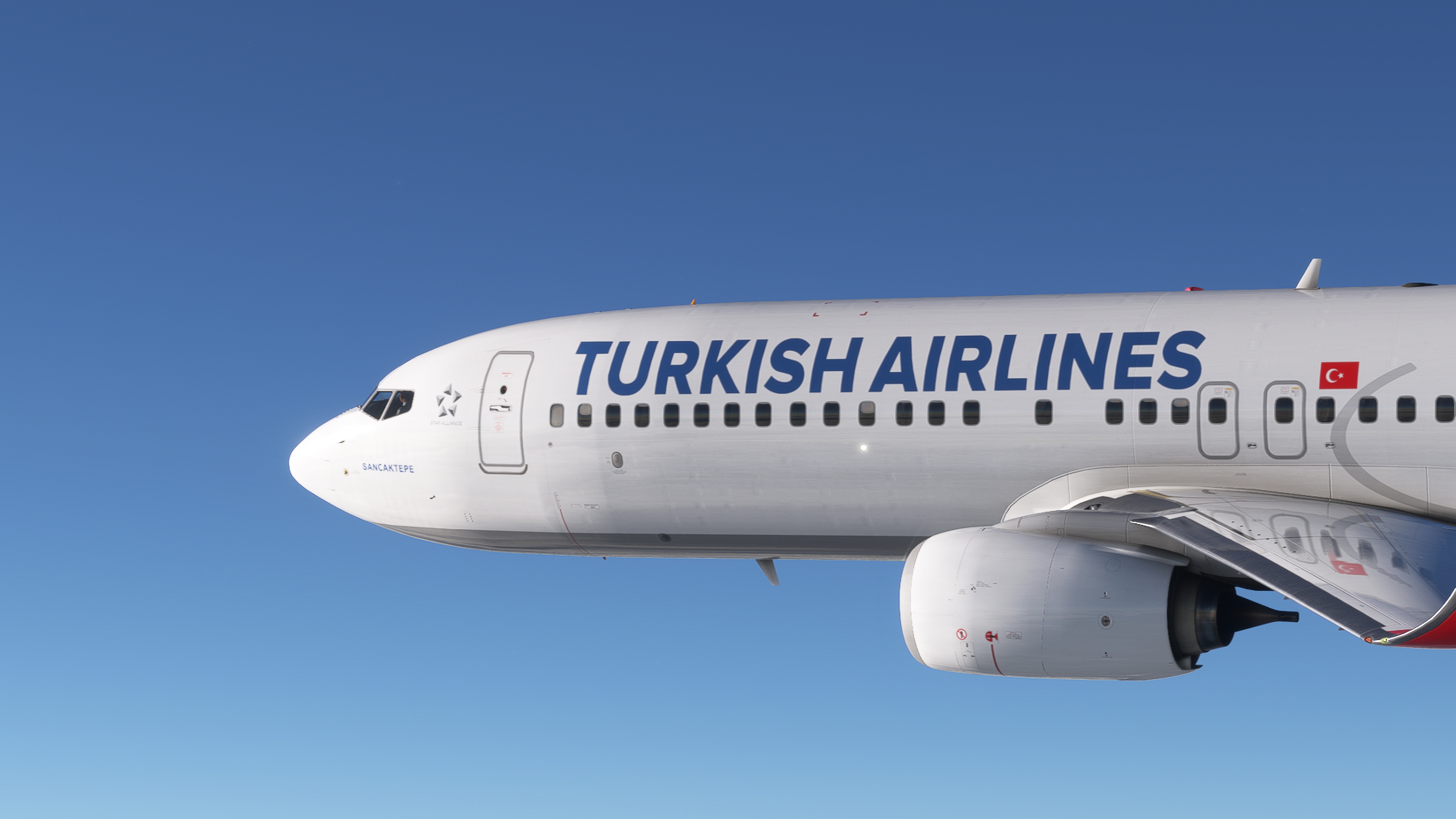 Turkish Airlines [TC-JVU] PMDG 737-800 - Image 1