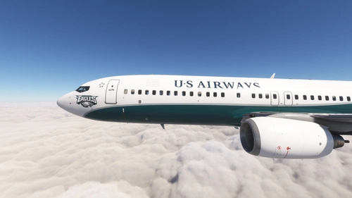 PMDG 737-800 US Airways - Philadelphia Eagles (N709UW)