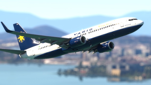 PMDG 737-800 VARIG PP-VSA / PP-VSB w/Cabin
