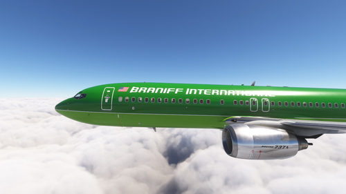 PMDG 737-800 w/ cabin Braniff International Package