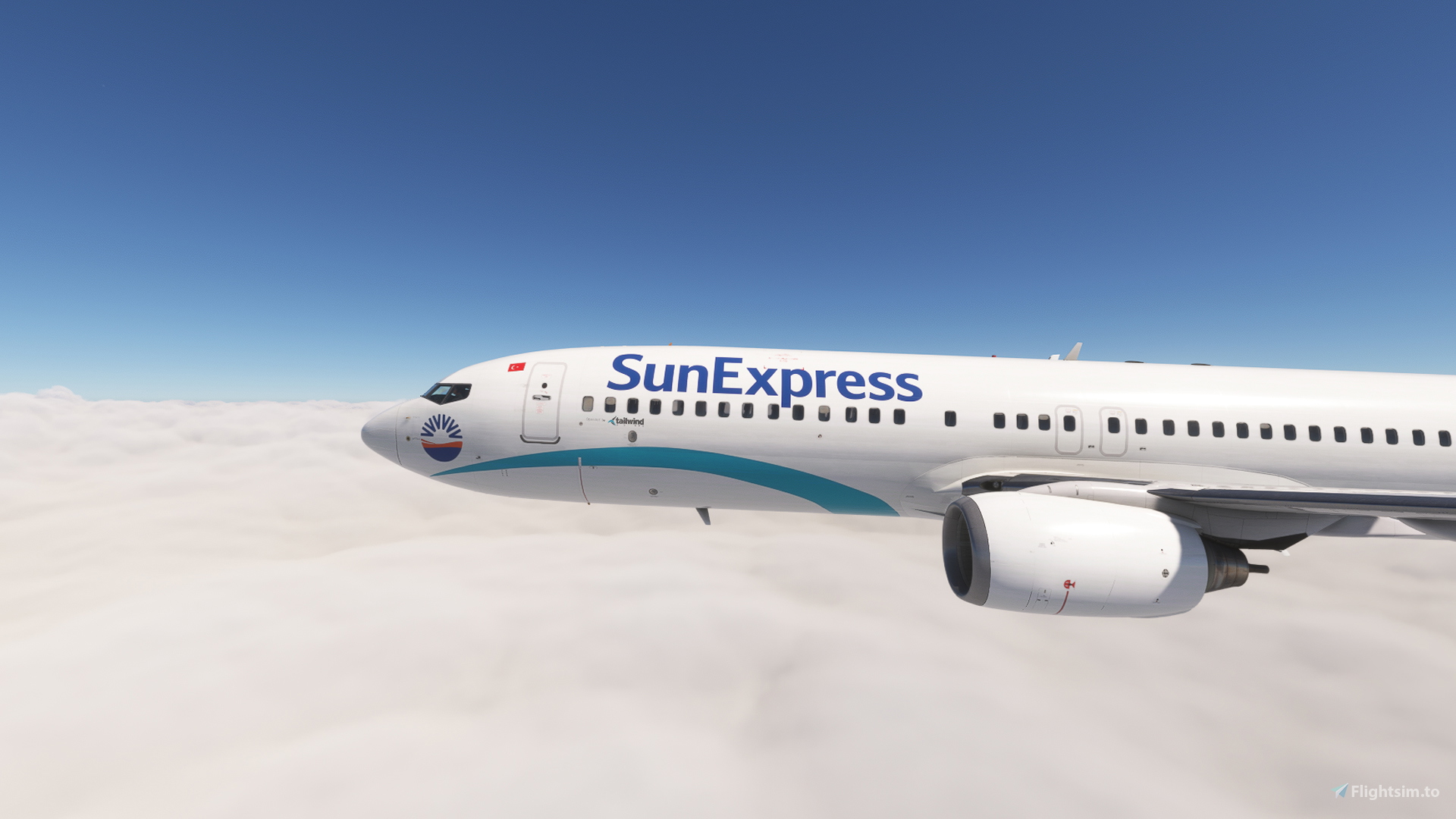 PMDG 737-800 /w cabin Tailwind Airlines op SunExpress TC-TLI