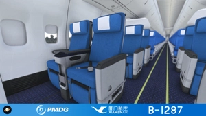 PMDG 737-800 Xiamen Airlines 厦门航空 B-1287 with cabin 8k thumbnail 9
