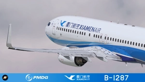 PMDG 737-800 Xiamen Airlines 厦门航空 B-1287 with cabin 8k thumbnail 5