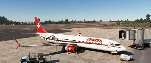 PMDG 737-900ER Swiss (fictional) with Cabin