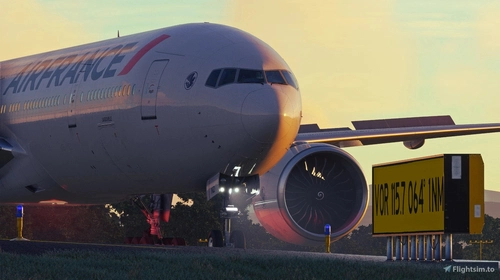 [PMDG 777-200ER]  Air France Cabin Pack  (MSFS2020)