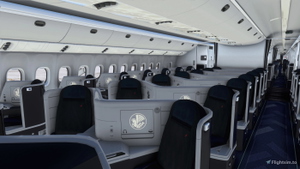 [PMDG 777-200ER]  Air France Cabin Pack  (MSFS2020) thumbnail 4