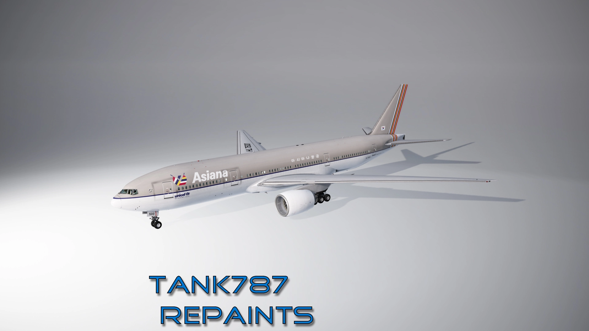 PMDG 777-200ER | Asiana Airlines - HL7500 4K [No Cabin] - Aircraft