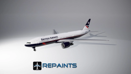 PMDG 777-200ER | British Airways - G-VIIH 4K [No Cabin]