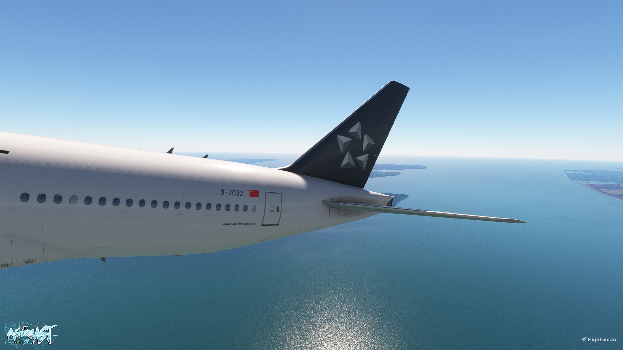 PMDG 777-200ER Air China 中国国际航空Star Alliance B-2032 GE 8K
