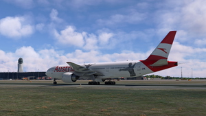 PMDG 777-200ER Austrian OE-LPF 60 Jahre Austrian Livery thumbnail 3