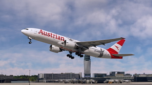 PMDG 777-200ER Austrian OE-LPF 60 Jahre Austrian Livery thumbnail 5