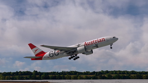 PMDG 777-200ER Austrian OE-LPF 60 Jahre Austrian Livery thumbnail 6
