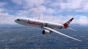 PMDG 777-200ER Austrian OE-LPF 60 Jahre Austrian Livery thumbnail 9