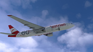PMDG 777-200ER Austrian OE-LPF 60 Jahre Austrian Livery thumbnail 12