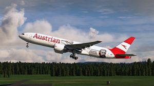 PMDG 777-200ER Austrian OE-LPF JOHANN STRAUSS Livery thumbnail 7