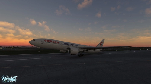 PMDG 777-200ER China Eastern Airlines 中国东方航空 B-7123 GE 8K |Fictionnal