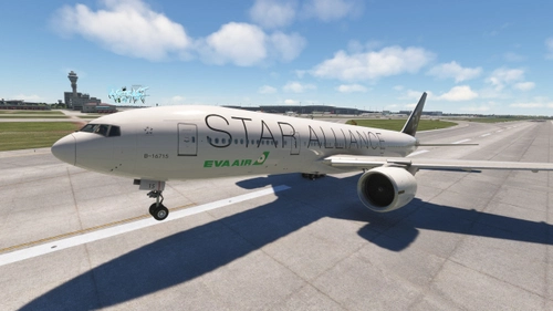 PMDG 777-200ER EVA Air 長榮航空  Star Alliance B-16715 GE 8K