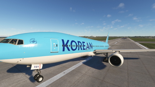 PMDG 777-200ER Korean Air 大韓航空 new livery HL7721 8K |Fictionnal