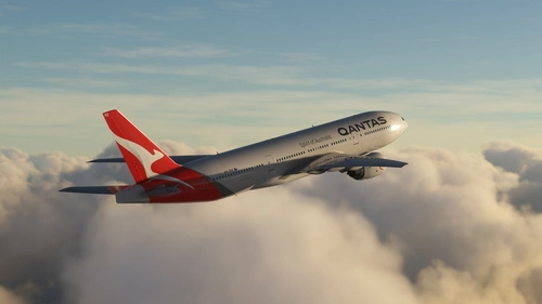 PMDG 777-200ER Qantas 2016 VH-ZNZ with Cabin