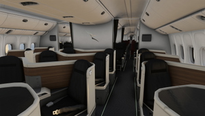 PMDG 777-200ER Qantas 2016 VH-ZNZ with Cabin thumbnail 2