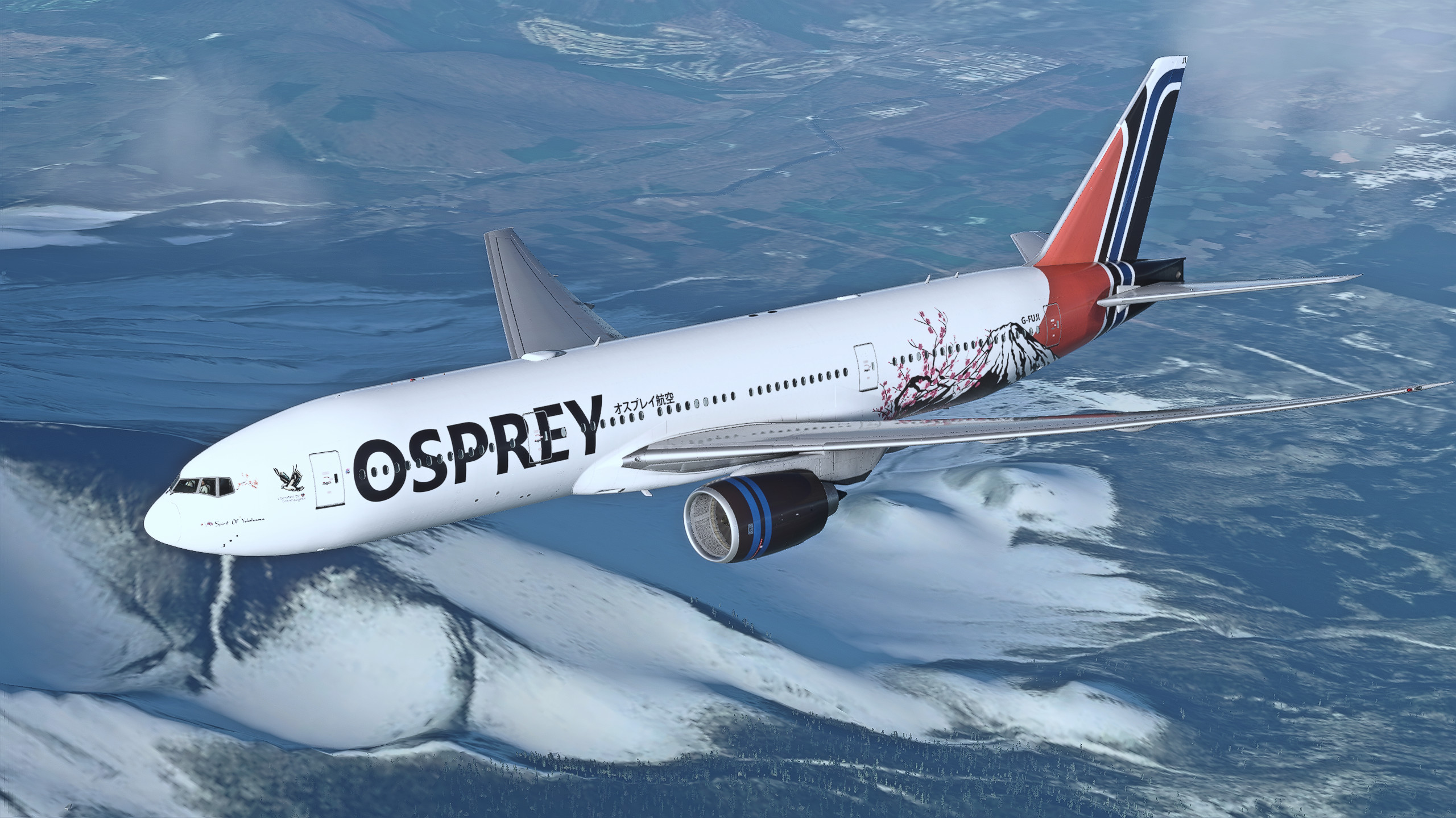 PMDG 777-200ER  | Osprey Airways (Inspired By Japan) Pack - Image 1