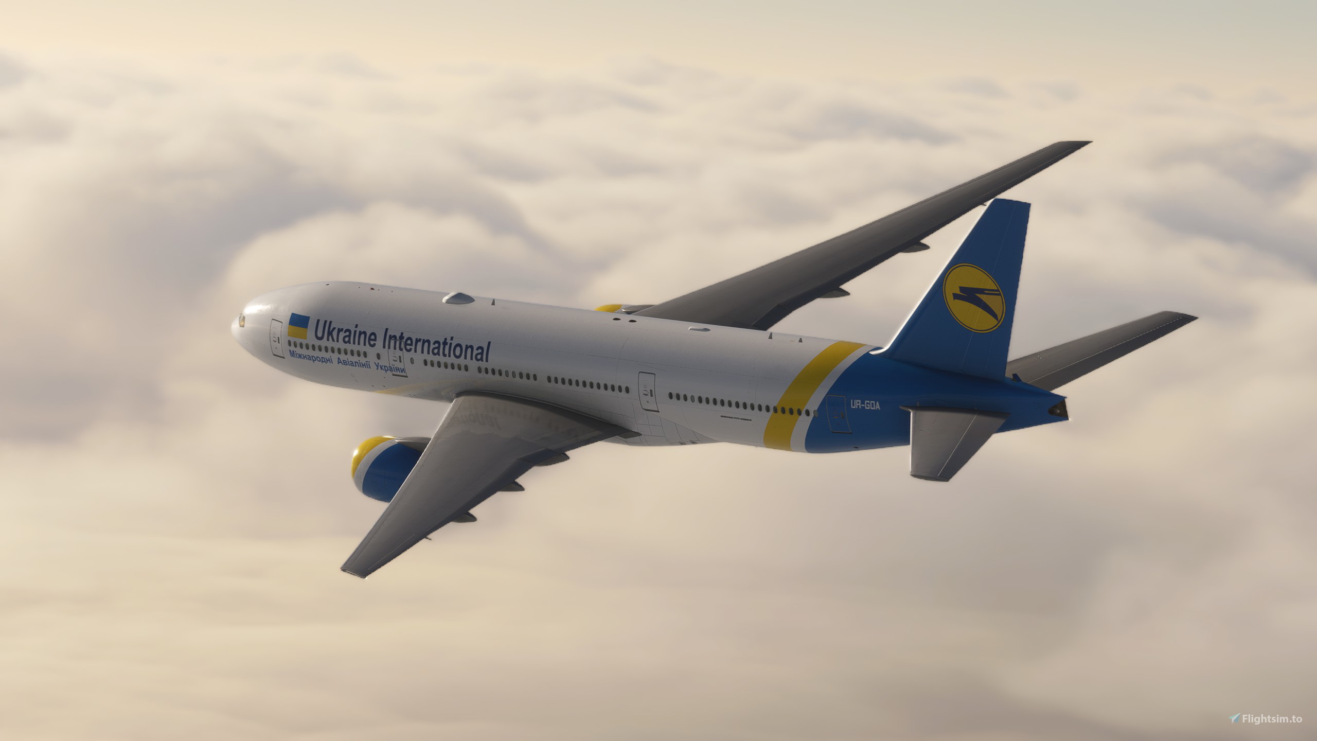 Ukraine International Airlines (UR-GOA) With Cabin - Aircraft