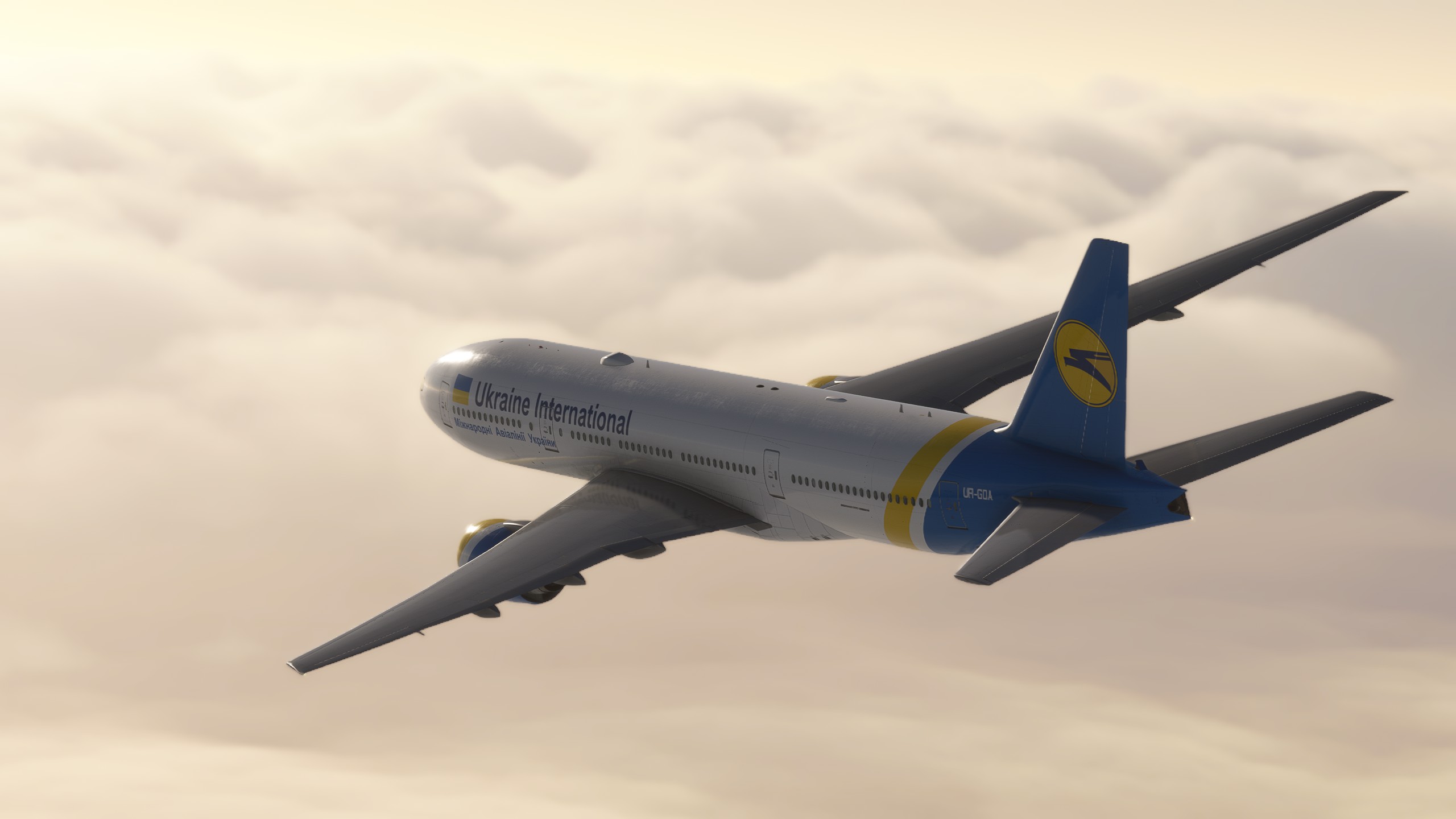Ukraine International Airlines (UR-GOA) With Cabin - Aircraft