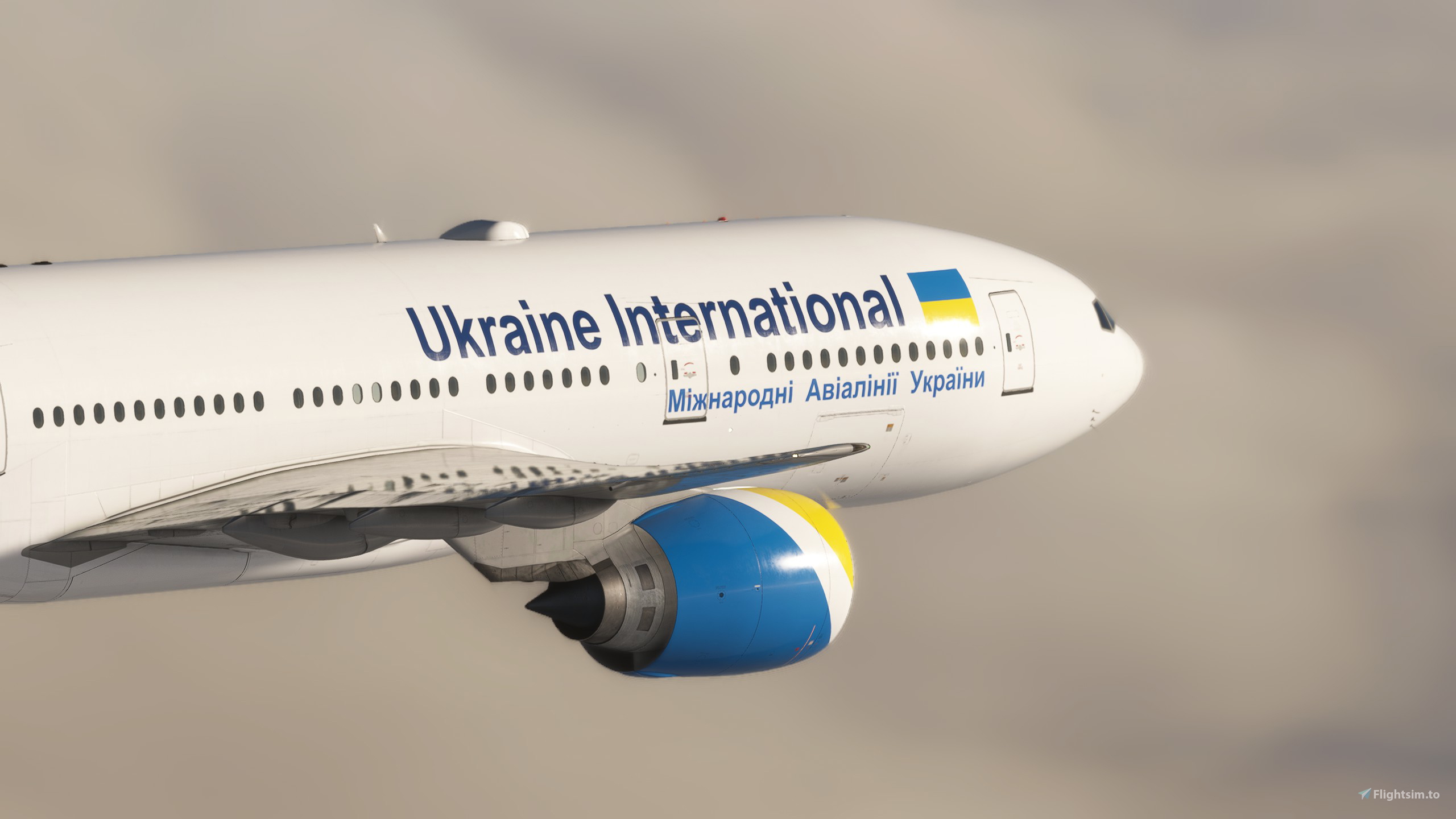 Ukraine International Airlines (UR-GOA) With Cabin - Aircraft