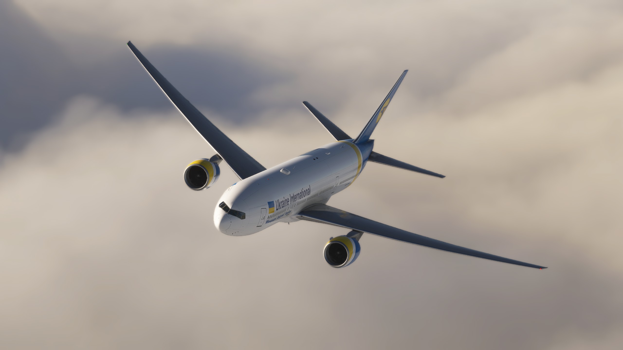Ukraine International Airlines (UR-GOA) With Cabin - Aircraft