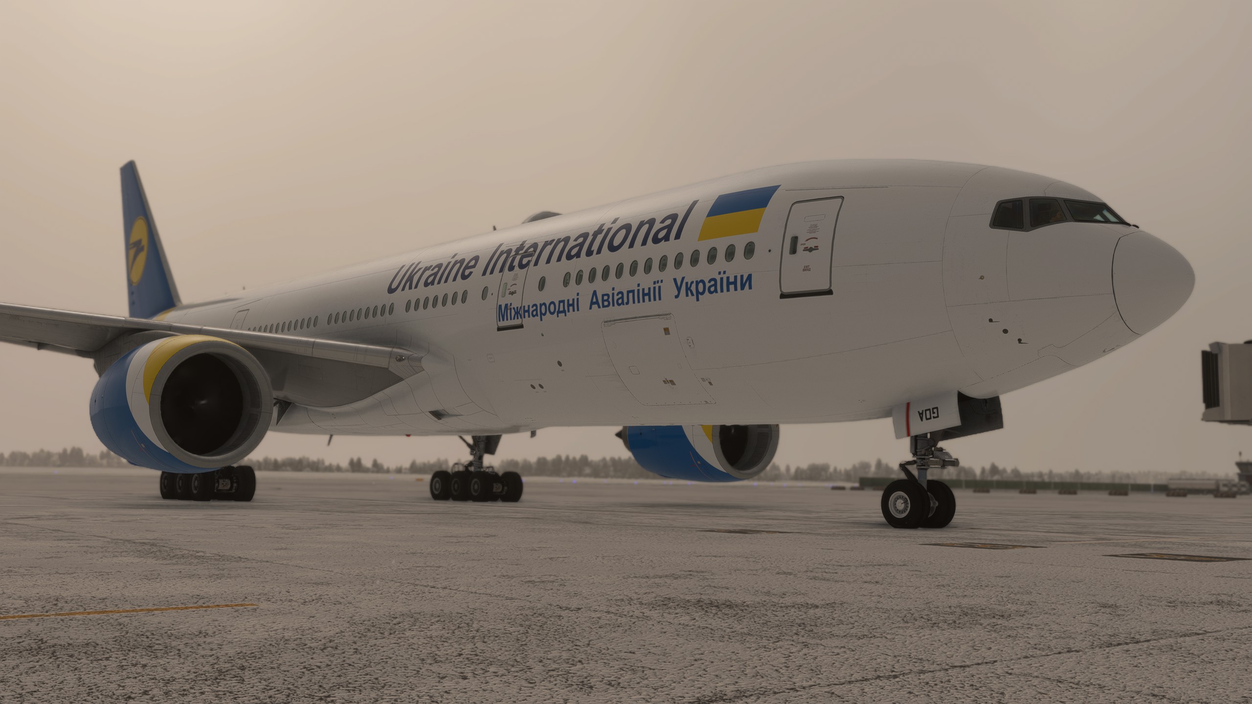 Ukraine International Airlines (UR-GOA) With Cabin - Aircraft
