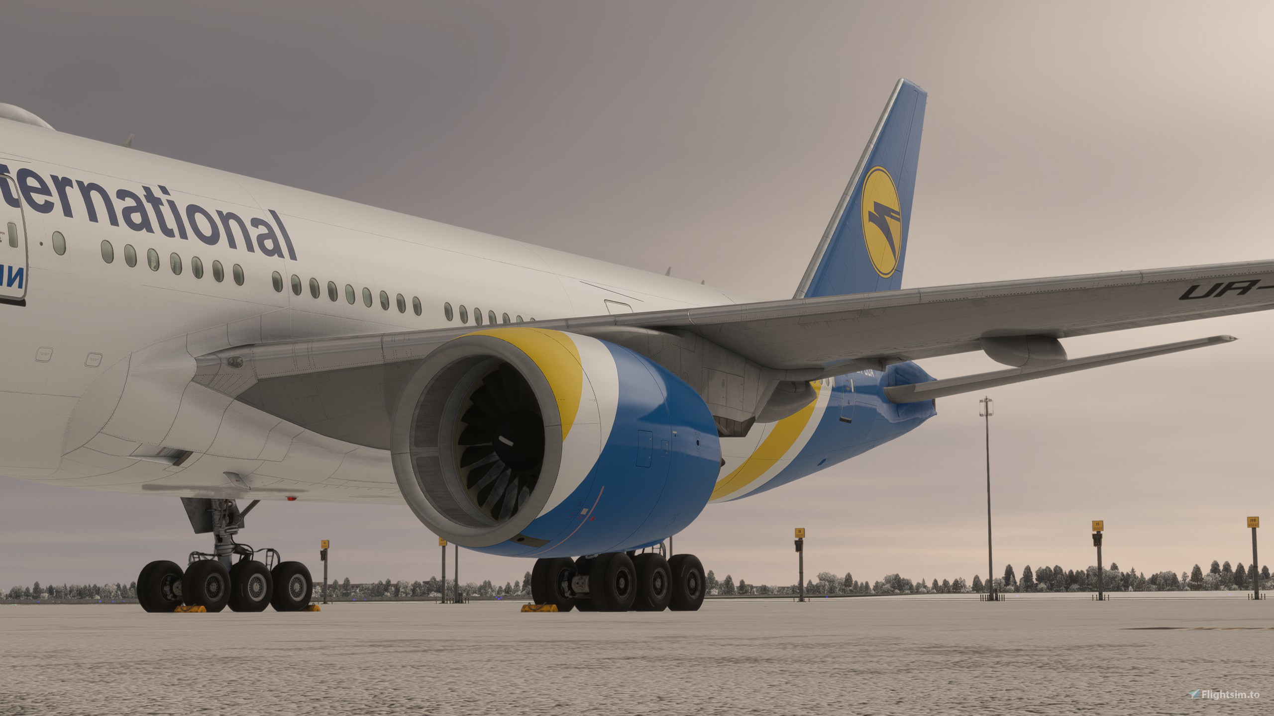 Ukraine International Airlines (UR-GOA) With Cabin - Aircraft