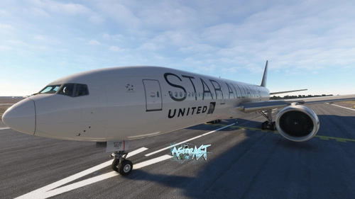 PMDG 777-200ER United Airlines Star Alliance Livery N76021 GE 8K