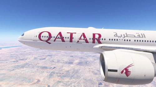 PMDG 777-200ER w/ cabin Qatar Airways complete fleet (regular, 100th aircraft, 2022 World Cup)
