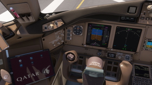 PMDG 777-200ER w/ cabin Qatar Airways complete fleet (regular, 100th aircraft, 2022 World Cup) thumbnail 8