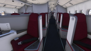 PMDG 777-200ER w/ cabin Qatar Airways complete fleet (regular, 100th aircraft, 2022 World Cup) thumbnail 10
