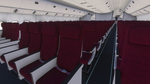 PMDG 777-200ER w/ cabin Qatar Airways complete fleet (regular, 100th aircraft, 2022 World Cup) thumbnail 12