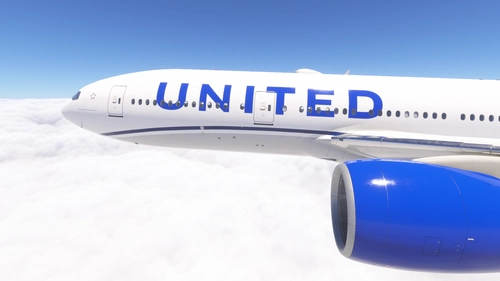 PMDG 777-200ER /w cabin United Airlines Evo Blue fleet