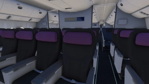 PMDG 777-200ER /w cabin United Airlines Evo Blue fleet thumbnail 11
