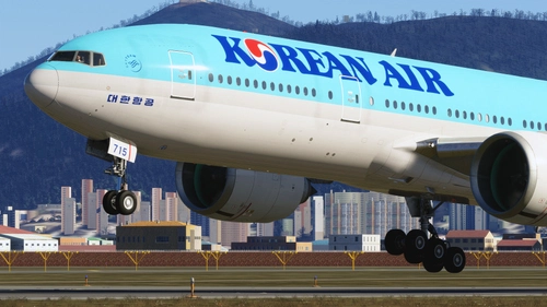PMDG 777-200LR Korean Air HL7515 [w/Cabin & PW-Style Engine]