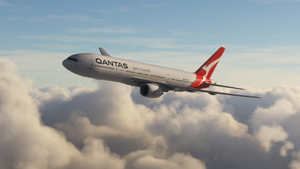 PMDG 777-200LR Qantas 2016 VH-ZNZ with Cabin thumbnail 7