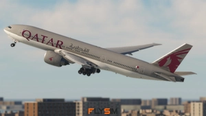 Qatar Airways | A7-BBB | PMDG Boeing 777-200LR thumbnail 2