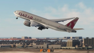 Qatar Airways | A7-BBB | PMDG Boeing 777-200LR thumbnail 3