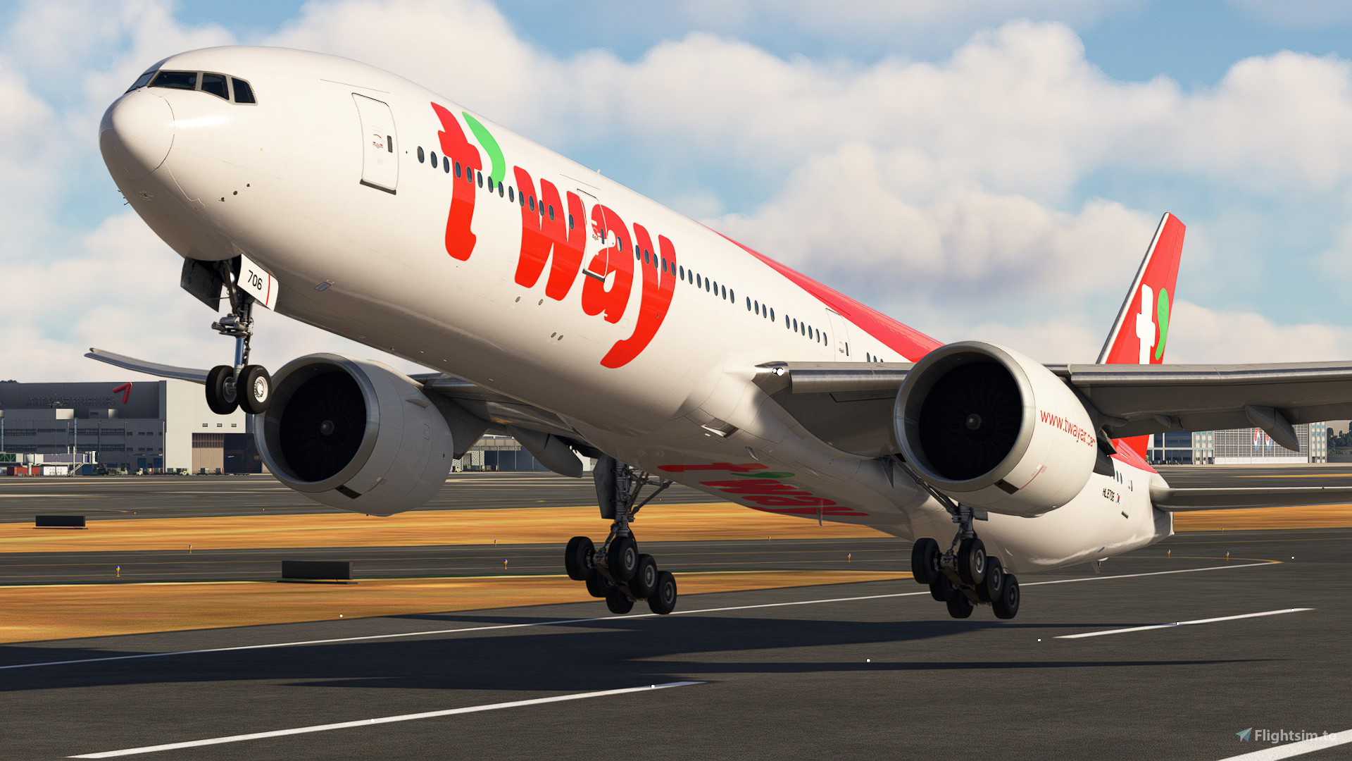 PMDG 777-300ER - T'Way Air HL8706 for Microsoft Flight Simulator